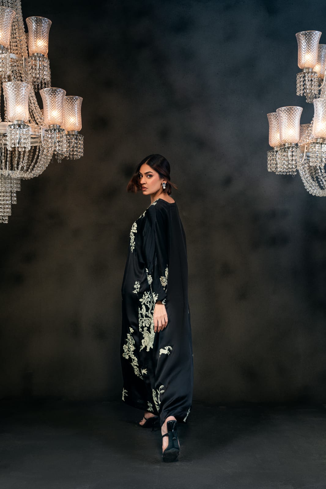 Black gypsy kaftan