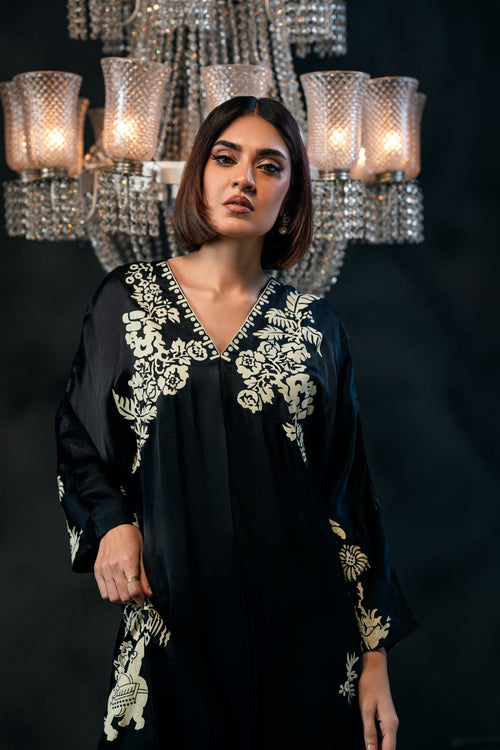 Black gypsy kaftan